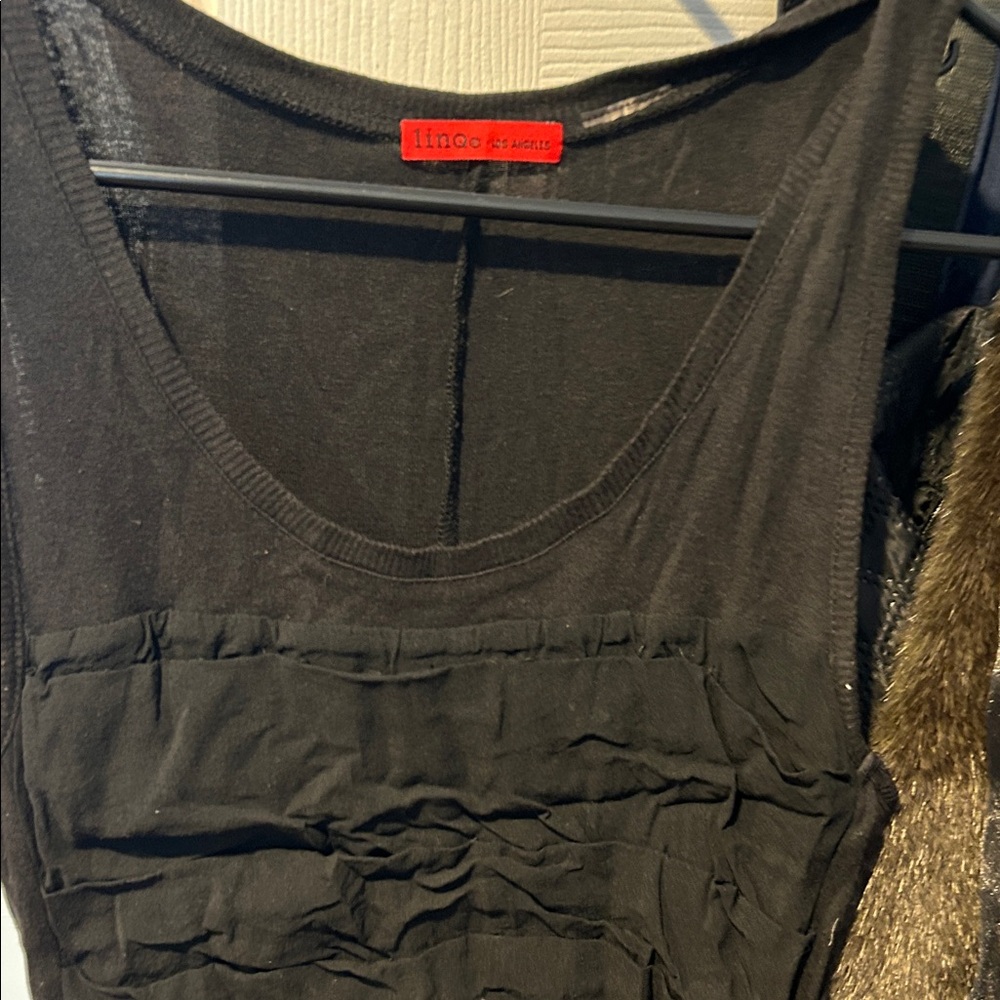 Black Sleeveless Top by Lingo